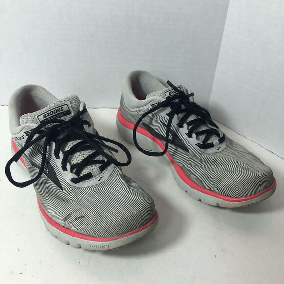Brooks Shoes - Brooks Sneakers Womens Size‎ 9 B Pureflow 7 1202621B078 Gray Running Comfort G3